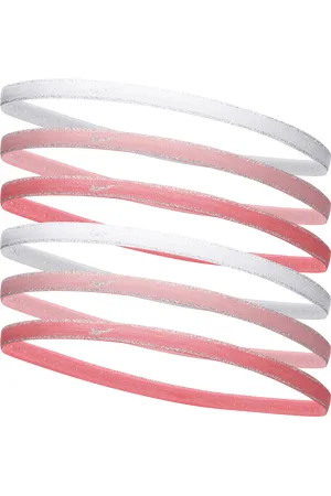 Nike Fascia per capelli metallizzata Swoosh Sport (confezione da 6)
