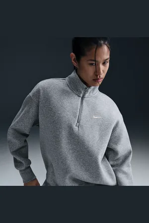 Nike Felpa lunga oversize con zip a 1/4 Sportswear Phoenix Fleece – Donna