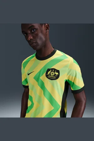 Nike Maglia da calcio replica Dri-FIT Australia 2025/26 Stadium da uomo – Home
