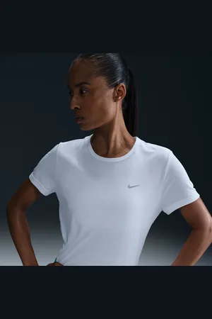 Nike Top da running a manica corta Dri-FIT Tempo – Donna