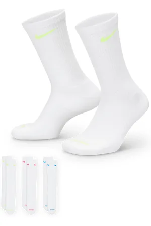Nike Calze da training di media lunghezza Everyday Plus Cushioned (3 paia)