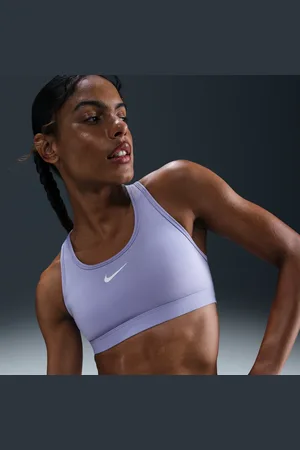 Nike Bra imbottito Swoosh a sostegno medio – Donna