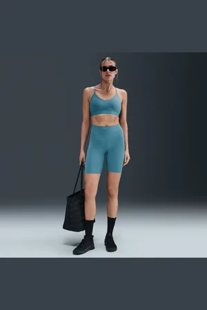 Nike Shorts da ciclista 20 cm a vita alta e sostegno leggero Zenvy – Donna