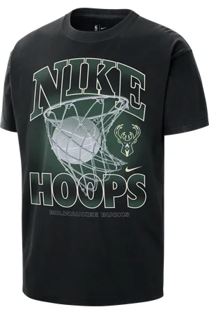 Nike T-shirt Max90 Milwaukee Bucks Courtside NBA – Uomo