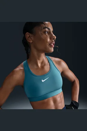 Nike Bra imbottito Swoosh a sostegno medio – Donna