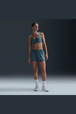 Nike Shorts Dri-FIT 2 in 1 a vita media 8 cm One – Donna