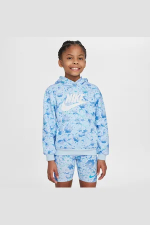 Nike Felpa pullover stampata con cappuccio Flow-Ral – Bambino/a