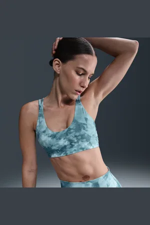 Nike Bra stampato imbottito a sostegno leggero Zenvy – Donna
