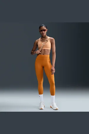 Nike Leggings a tutta lunghezza a vita alta con tasche e sostegno medio Universa – Donna