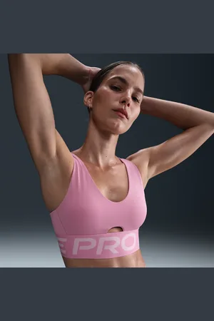 Nike Bra imbottito a sostegno medio Pro Indy Plunge – Donna