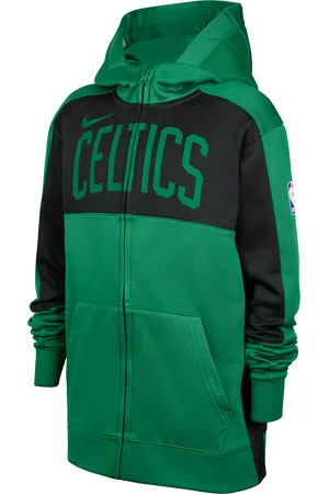Nike Felpa con cappuccio e zip a tutta lunghezza Boston Celtics Showtime Dri-FIT NBA – Ragazzo/a