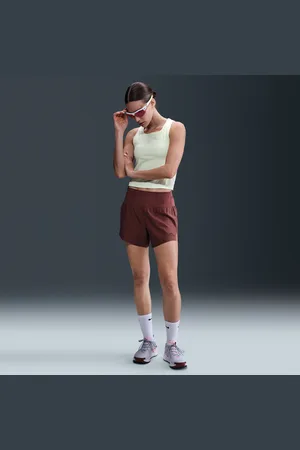 Nike Shorts da running Dri-FIT con slip interno Trail – Donna