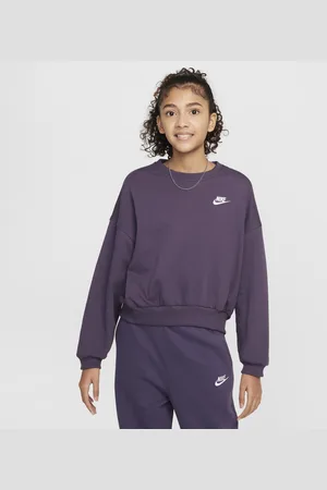 Nike Felpa boxy a girocollo Sportswear Club Fleece – Bambina/Ragazza