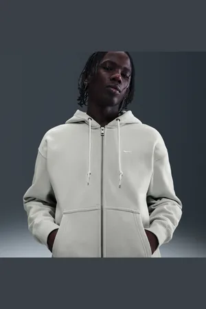 Nike Felpa con cappuccio e zip a tutta lunghezza Solo Swoosh – Uomo