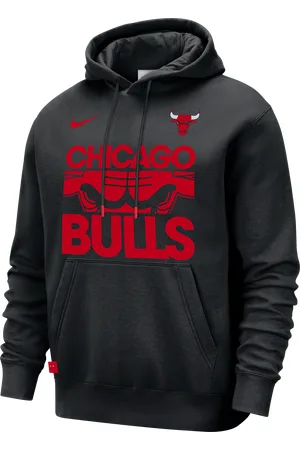 Nike Felpa pullover con cappuccio Chicago Bulls Club Courtside NBA – Uomo
