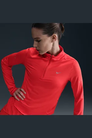 Nike Top da running con zip a 1/4 Dri-FIT UV Swift – Donna