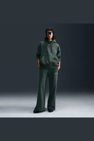 Nike Pantaloni tuta palazzo a vita alta Sportswear Phoenix Fleece – Donna