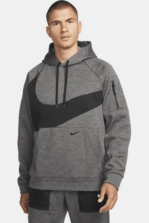 Nike Felpa pullover da fitness con cappuccio Therma-FIT – Uomo