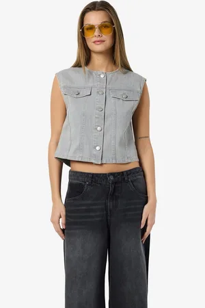 Noisy May Gilet In Denim
