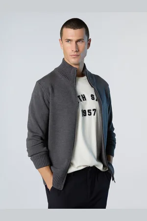 North Sails Black Sails Cardigan in lana con zip