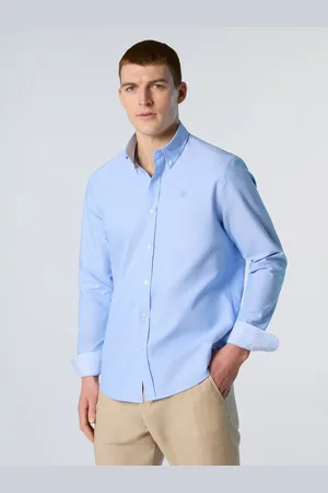 North Sails Camicia in Oxford con logo ricamato