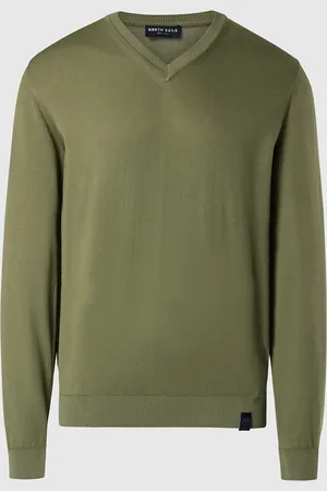North Sails Maglione con scollo a V e logo