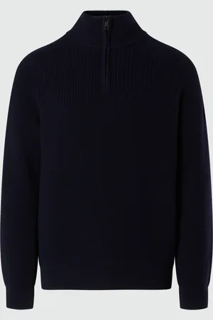 North Sails Black Sails Maglione in lana con mezza zip