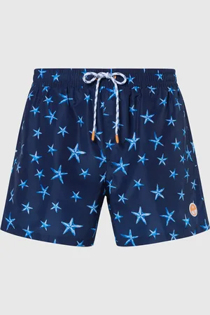 North Sails Boxer mare in REPREVE® con stampa oceano