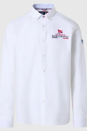North Sails Camicia Saint-Tropez in Oxford con patch