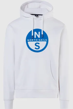 North Sails Felpa con cappuccio e stampa