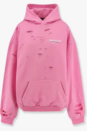 Balenciaga Felpa in cotone con effetto strappato - - gender_Woman