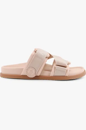 Moncler Sandali in pelle mon summer con dettagli in nylon - - gender_Woman