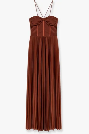 Pinko Abito lungo cicogna plissettato con dettaglio bustier - - gender_Woman