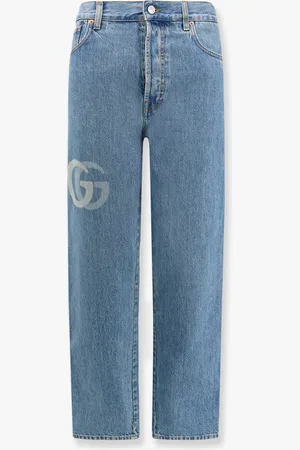 Gucci Jeans con doppia g laserata - - gender_Man