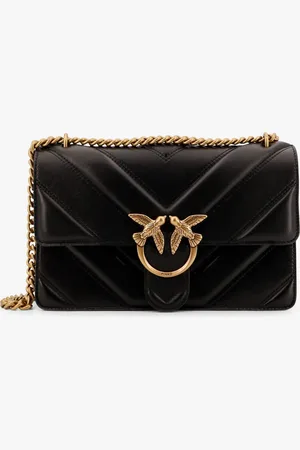 Pinko Borsa a tracolla love one classic in pelle matelassé con fibbia love birds - - gender_Woman