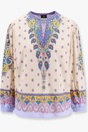 Etro Camicia in cotone con stampa multicolor - - gender_Woman