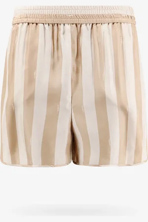 Fendi Shorts in seta pequin - - gender_Woman
