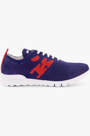 Kiton Sneakers in maglia con monogramma laterale - - gender_Man
