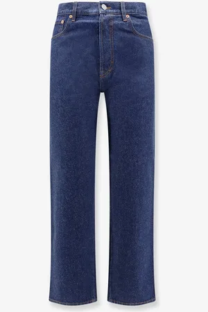 Gucci Jeans in cotone con patch logo posteriore - - gender_Man