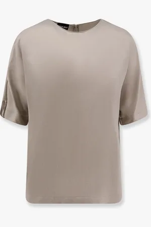 Giorgio Armani Top in eco-viscosa e cupro - - gender_Woman