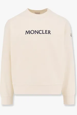 Moncler Felpa in cotone con logo ricamato - - gender_Woman