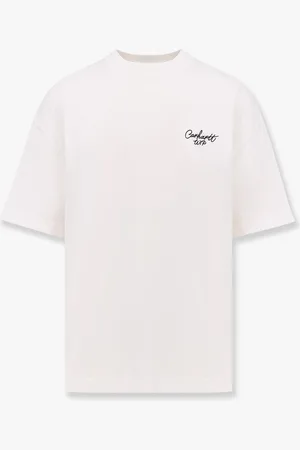 Carhartt T-shirt in cotone con ricamo logo - - gender_Man