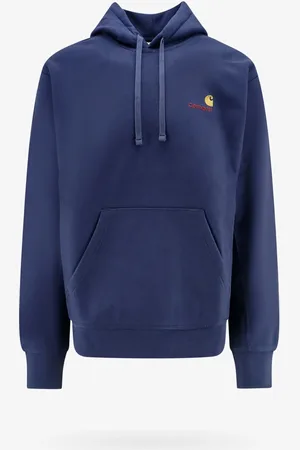 Carhartt Felpa american script in misto cotone con logo ricamato - - gender_Man