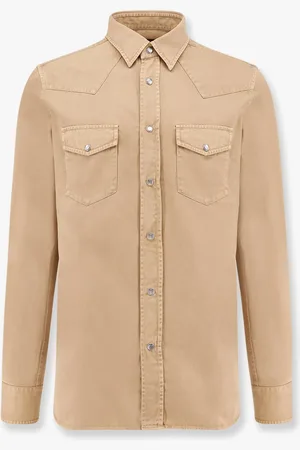 Tom Ford Camicia in cotone con tasche e impunture - - gender_Man
