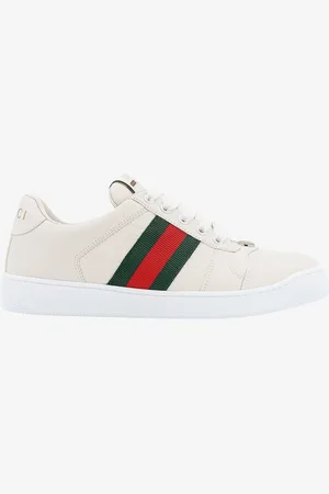 Gucci Sneakers in pelle con banda web laterale - - gender_Woman