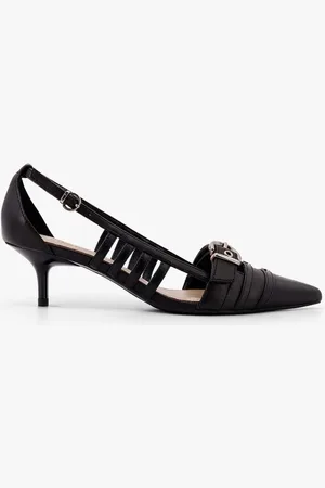 Pinko Décolleté gloria in pelle con dettaglio fibbia in metallo frontale - - gender_Woman