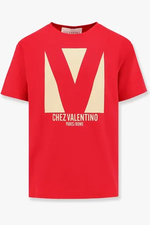 VALENTINO T-shirt in cotone con stampa chez - - gender_Man