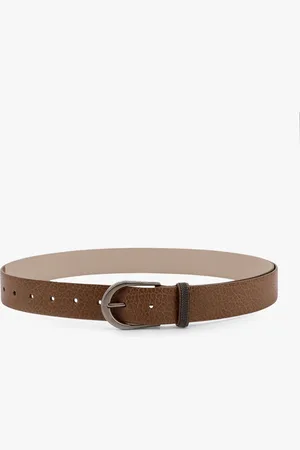 Brunello Cucinelli Cintura in pelle con dettaglio monile - - gender_Woman