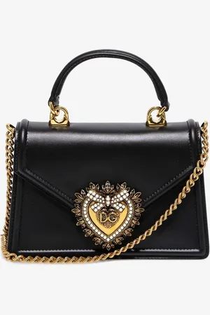 Dolce & Gabbana Borsa a tracolla in pelle con dettaglio cuore sacro frontale - - gender_Woman