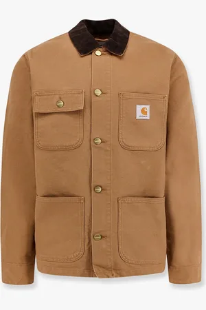 Carhartt Giubbino michigan in cotone organico con patch logo frontale - - gender_Man